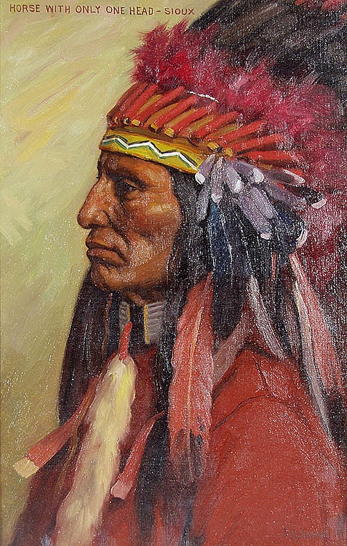 Horse With Only One Head - Sioux